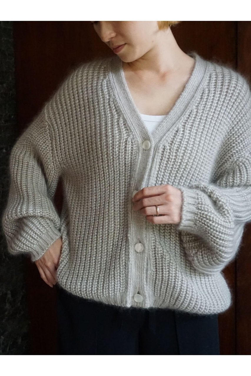 【ナナデコール/nanadecor】のKOシルクモヘヤカーディガン 人気、トレンドファッション・服の通販 founy(ファニー) 　ファッション　Fashion　レディースファッション　Fashion for Women　トップス・カットソー　Cut & Sew Tops　ニット　Knit Tops & Sweaters　カーディガン・羽織り　Layered Style Cardigans　なめらか　Smooth, Silky Texture　カーディガン　Cardigan, Knitwear　シルク　Silk, 100% Silk　シンプル　Simple, Minimal　エレガント 上品　Elegant　定番　Standard, Basic Item　羽織　Haori, Light Jacket　other-6|ID: prp329100004901355 ipo3291000000036676828