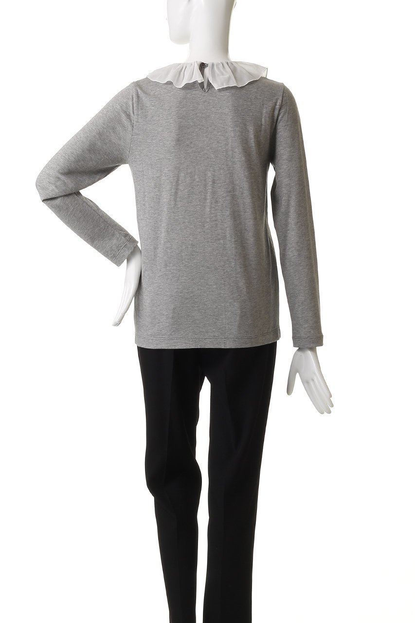 【ビリティス ディセッタン/Bilitis dix-sept ans】のボイルカラーロングTシャツ 人気、トレンドファッション・服の通販 founy(ファニー) ファッション Fashion レディースファッション Fashion for Women トップス・カットソー Cut & Sew Tops シャツ・ブラウス・オフィスカジュアル Elegant Blouses & Button-Ups ロングTシャツ・Tシャツ Longline T-Shirts & Tees カットソー・ベーシックTシャツ Cut-and-Sewn Tops / Stretch Tees & Basics おすすめ Recommended / Our Picks カットソー Cut and Sewn Top カーディガン Cardigan, Knitwear スリーブ Sleeve, Long Sleeve / Short Sleeve フェミニン Feminine, Girly フリル Frill, Ruffle ロング Long, Long-Length other-4|ID: prp329100004901364 ipo3291000000036710911