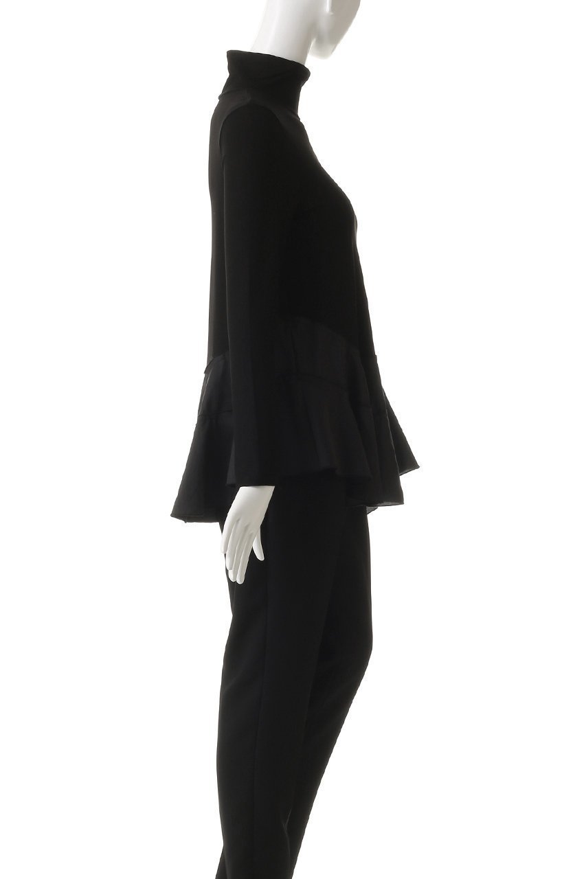 【ランバン オン ブルー/LANVIN en Bleu】のアシンメトリーヘムタートル 人気、トレンドファッション・服の通販 founy(ファニー) 　ファッション　Fashion　レディースファッション　Fashion for Women　トップス・カットソー　Cut & Sew Tops　シャツ・ブラウス・オフィスカジュアル　Elegant Blouses & Button-Ups　ロングTシャツ・Tシャツ　Longline T-Shirts & Tees　カットソー・ベーシックTシャツ　Cut-and-Sewn Tops / Stretch Tees & Basics　スリーブ　Sleeve, Long Sleeve / Short Sleeve　ハイネック　High Neck, Mock Neck　フレア　Flare, Flared　マニッシュ　Mannish, Boyish　ロング　Long, Long-Length　other-3|ID: prp329100004901384 ipo3291000000036710958