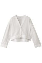 【ミディウミソリッド/MIDIUMISOLID】のsheer voile V/neck CD.S カーディガン off white|ID: prp329100004901389 ipo3291000000036677162