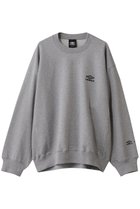 【シュタイン/ssstein】の【UNISEX】【ssstein × UMBRO】HIGH GAUGE COTTON SWEAT LS 人気、トレンドファッション・服の通販 founy(ファニー) ファッション Fashion レディースファッション Fashion for Women トップス・カットソー Cut & Sew Tops シャツ・ブラウス・オフィスカジュアル Elegant Blouses & Button-Ups レディースパーカー・カジュアルフーディー Casual Hoodies & Sweatshirts ロングTシャツ・Tシャツ Longline T-Shirts & Tees スウェット・クルーネックトップス Sweatshirts & Crewnecks / Relaxed Fit Sweat Tops カットソー・ベーシックTシャツ Cut-and-Sewn Tops / Stretch Tees & Basics ユニセックス Unisex, Genderless コレクション Collection, Seasonal Line サッカー Seersucker, Summer Fabric シルケット Silket, Silky Cotton thumbnail グレー|ID: prp329100004901410 ipo3291000000036677363