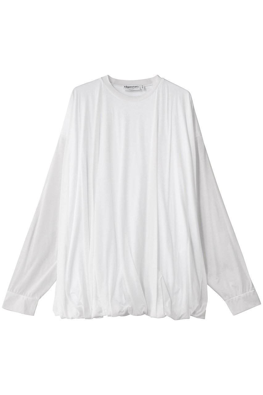 【ナゴンスタンス/nagonstans】のballoon long-sleeves ロングスリーブTシャツ 人気、トレンドファッション・服の通販 founy(ファニー) ファッション Fashion レディースファッション Fashion for Women トップス・カットソー Cut & Sew Tops シャツ・ブラウス・オフィスカジュアル Elegant Blouses & Button-Ups ロングTシャツ・Tシャツ Longline T-Shirts & Tees カットソー・ベーシックTシャツ Cut-and-Sewn Tops / Stretch Tees & Basics おすすめ Recommended / Our Picks エアリー Airy Texture カットソー Cut and Sewn Top シアー Sheer, See-Through スリーブ Sleeve, Long Sleeve / Short Sleeve バルーン Balloon, Balloon Silhouette ロング Long, Long-Length エレガント 上品 Elegant other-1|ID: prp329100004901413 ipo3291000000036677415