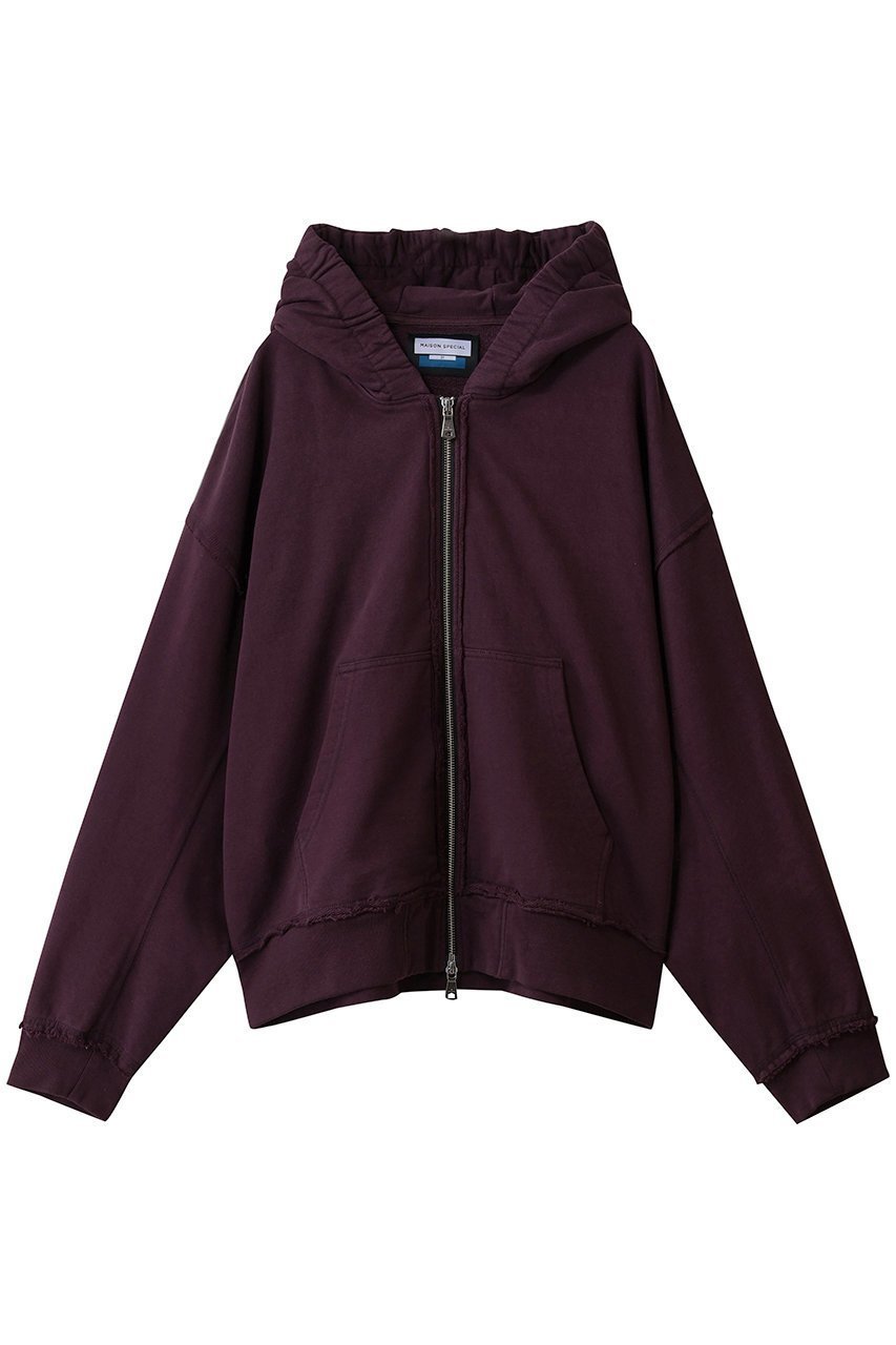 【メゾンスペシャル/MAISON SPECIAL】の【UNISEX】Prime-Over ギャザーフーディー ZIPパーカー インテリア・キッズ・メンズ・レディースファッション・服の通販 founy(ファニー) 　ファッション　Fashion　レディースファッション　Fashion for Women　トップス・カットソー　Cut & Sew Tops　シャツ・ブラウス・オフィスカジュアル　Elegant Blouses & Button-Ups　レディースパーカー・カジュアルフーディー　Casual Hoodies & Sweatshirts　ロングTシャツ・Tシャツ　Longline T-Shirts & Tees　スウェット・クルーネックトップス　Sweatshirts & Crewnecks / Relaxed Fit Sweat Tops　カットソー・ベーシックTシャツ　Cut-and-Sewn Tops / Stretch Tees & Basics　ユニセックス　Unisex, Genderless　カットオフ　Cut-Off Design　ギャザー　Gathered, Ruffled　ショルダー　Shoulder, Shoulder Strap　スリーブ　Sleeve, Long Sleeve / Short Sleeve　ドロップ　Drop Shoulder, Dropped Style　パーカー　Hoodie, Parka　ロング　Long, Long-Length　BGD(バーガンディー)|ID: prp329100004901415 ipo3291000000036677447