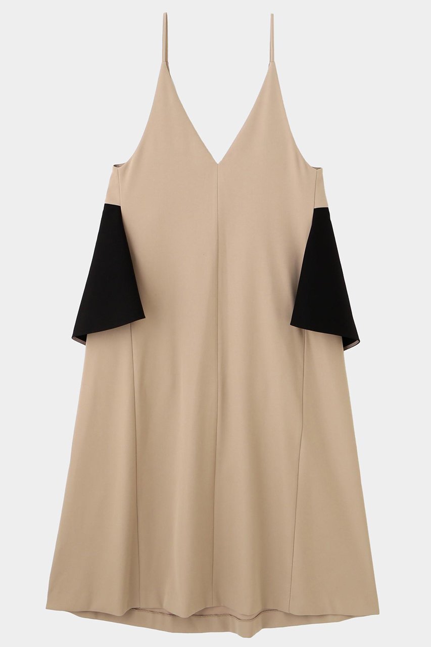 【ル フィル/LE PHIL】のライトダブルクロスペプラムキャミワンピース インテリア・キッズ・メンズ・レディースファッション・服の通販 founy(ファニー) 　ファッション　Fashion　レディースファッション　Fashion for Women　ワンピース　Dresses　キャミソールワンピース　Camisole Dresses　チュニック　Tunic Tops & Dresses　ジャケット　Jacket, Outerwear　スタンダード　Standard, Basic　チュニック　Tunic, Long Top　フェミニン　Feminine, Girly　ペプラム　Peplum, Flared Hem　エレガント 上品　Elegant　冬　Winter / This Winter　ベージュ|ID: prp329100004901425 ipo3291000000036677607