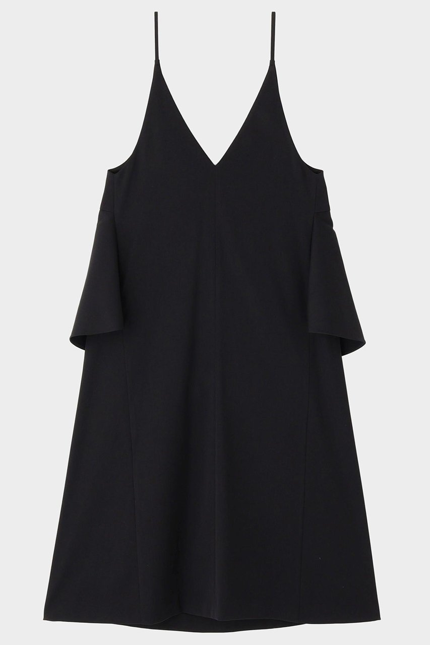 【ル フィル/LE PHIL】のライトダブルクロスペプラムキャミワンピース インテリア・キッズ・メンズ・レディースファッション・服の通販 founy(ファニー) 　ファッション　Fashion　レディースファッション　Fashion for Women　ワンピース　Dresses　キャミソールワンピース　Camisole Dresses　チュニック　Tunic Tops & Dresses　ジャケット　Jacket, Outerwear　スタンダード　Standard, Basic　チュニック　Tunic, Long Top　フェミニン　Feminine, Girly　ペプラム　Peplum, Flared Hem　エレガント 上品　Elegant　冬　Winter / This Winter　ブラック|ID: prp329100004901425 ipo3291000000036677608