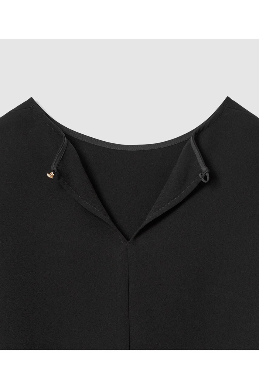 【アルアバイル/allureville】の【LOULOU WILLOUGHBY】ダブルクロス袖リボンブラウス 人気、トレンドファッション・服の通販 founy(ファニー) 　ファッション　Fashion　レディースファッション　Fashion for Women　トップス・カットソー　Cut & Sew Tops　シャツ・ブラウス・オフィスカジュアル　Elegant Blouses & Button-Ups　シンプル　Simple, Minimal　スリーブ　Sleeve, Long Sleeve / Short Sleeve　ダブル　Double, Double-Breasted　バランス　Balance, Style Balance　リボン　Ribbon, Bow　ロング　Long, Long-Length　エレガント 上品　Elegant　other-6|ID: prp329100004901431 ipo3291000000036677660