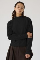 【リムアーク/RIM.ARK】のCurved sleeve high collar tops/トップス ブラック|ID: prp329100004901438 ipo3291000000036677739