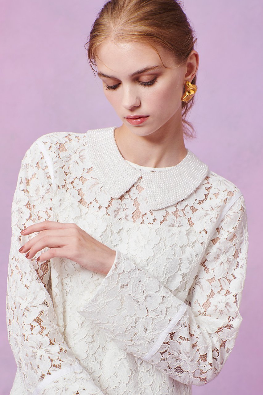 【アルアバイル/allureville】の【LOULOU WILLOUGHBY】パールネックレースワンピース 人気、トレンドファッション・服の通販 founy(ファニー) ファッション Fashion レディースファッション Fashion for Women ワンピース Dresses チュニック Tunic Tops & Dresses エレガント 上品 Elegant キャミソール Camisole, Spaghetti Strap Top ストレート Straight, Straight Cut チュニック Tunic, Long Top ドレス Dress, One-Piece ネックレス Necklace, Pendant Necklace パール Pearl, Pearl Accent レース Lace, Lace Fabric ロング Long, Long-Length other-6|ID: prp329100004901439 ipo3291000000036711095