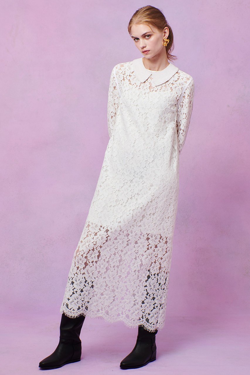 【アルアバイル/allureville】の【LOULOU WILLOUGHBY】パールネックレースワンピース 人気、トレンドファッション・服の通販 founy(ファニー) ファッション Fashion レディースファッション Fashion for Women ワンピース Dresses チュニック Tunic Tops & Dresses エレガント 上品 Elegant キャミソール Camisole, Spaghetti Strap Top ストレート Straight, Straight Cut チュニック Tunic, Long Top ドレス Dress, One-Piece ネックレス Necklace, Pendant Necklace パール Pearl, Pearl Accent レース Lace, Lace Fabric ロング Long, Long-Length other-8|ID: prp329100004901439 ipo3291000000036711099