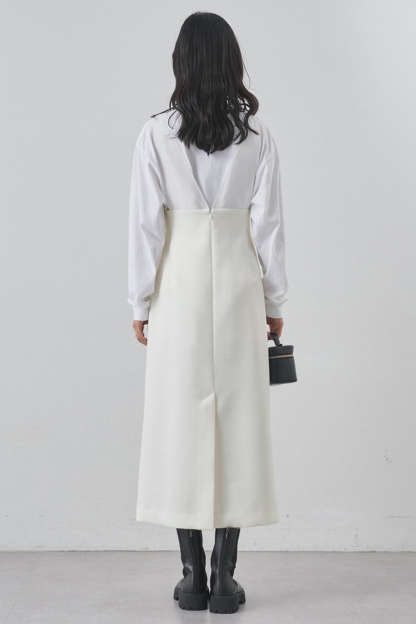 【ウィムガゼット/Whim Gazette】のダブルサテンワンピース 人気、トレンドファッション・服の通販 founy(ファニー) 　ファッション　Fashion　レディースファッション　Fashion for Women　ワンピース　Dresses　チュニック　Tunic Tops & Dresses　インナー　Innerwear　スマート　Smart, Elegant　タートル　Turtleneck, Turtle Collar　チュニック　Tunic, Long Top　フォルム　Silhouette, Form　ロング　Long, Long-Length　エレガント 上品　Elegant　other-3|ID: prp329100004901474 ipo3291000000036678069