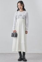 【ウィムガゼット/Whim Gazette】のダブルサテンワンピース 人気、トレンドファッション・服の通販 founy(ファニー) ファッション Fashion レディースファッション Fashion for Women ワンピース Dresses チュニック Tunic Tops & Dresses インナー Innerwear スマート Smart, Elegant タートル Turtleneck, Turtle Collar チュニック Tunic, Long Top フォルム Silhouette, Form ロング Long, Long-Length エレガント 上品 Elegant |ID:prp329100004901474