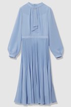 【アナイ/ANAYI】の【Eternal Line 2026】シアードビープリーツボウ ワンピース ブルー|ID: prp329100004901486 ipo3291000000036678213