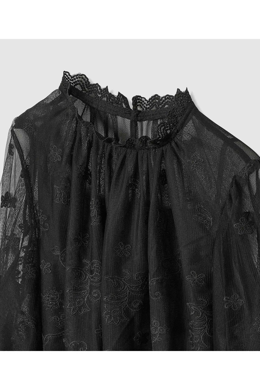 【アナイ/ANAYI】の【Eternal Line 2026】チュール刺繍ベル袖 ブラウス 人気、トレンドファッション・服の通販 founy(ファニー) ファッション Fashion レディースファッション Fashion for Women トップス・カットソー Cut & Sew Tops シャツ・ブラウス・オフィスカジュアル Elegant Blouses & Button-Ups キャミソール Camisole, Spaghetti Strap Top ジャケット Jacket, Outerwear スカラップ Scallop, Scalloped Edge スリーブ Sleeve, Long Sleeve / Short Sleeve チュール Tulip, Tulip Motif バランス Balance, Style Balance ロング Long, Long-Length エレガント 上品 Elegant 無地 Plain, Solid Color other-3|ID: prp329100004901488 ipo3291000000036678233