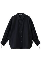 【エブール/ebure】のライトウールシルク パフスリーブシャツ 人気、トレンドファッション・服の通販 founy(ファニー) ファッション Fashion レディースファッション Fashion for Women トップス・カットソー Cut & Sew Tops シャツ・ブラウス・オフィスカジュアル Elegant Blouses & Button-Ups インナー Innerwear シルク Silk, 100% Silk スリーブ Sleeve, Long Sleeve / Short Sleeve タートルネック Turtleneck, High Neck リボン Ribbon, Bow ロング Long, Long-Length thumbnail ネイビー|ID: prp329100004901508 ipo3291000000036678470