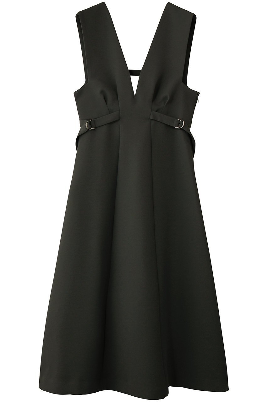 【ランバン オン ブルー/LANVIN en Bleu】のダブルクロスジャンバースカート 人気、トレンドファッション・服の通販 founy(ファニー) 　ファッション　Fashion　レディースファッション　Fashion for Women　スカート　Skirts　ワンピース　Dresses　スタイリッシュ　Stylish, Fashionable　ダブル　Double, Double-Breasted　チュニック　Tunic, Long Top　ロング　Long, Long-Length　 other-1|ID: prp329100004901512 ipo3291000000036678498