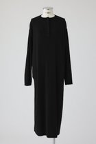 【リムアーク/RIM.ARK】のFabric covered button dress/ドレス 人気、トレンドファッション・服の通販 founy(ファニー) ファッション Fashion レディースファッション Fashion for Women ワンピース Dresses フォーマル・パーティードレス・結婚式用ドレス Elegant & Casual Dresses チュニック Tunic Tops & Dresses サテン Satin, Glossy Fabric シューズ Shoes, Footwear チュニック Tunic, Long Top ドレス Dress, One-Piece フラット Flat, Flat Shoes リラックス Relax, Relaxed Fit ロング Long, Long-Length thumbnail ブラック|ID: prp329100004901516 ipo3291000000036678536