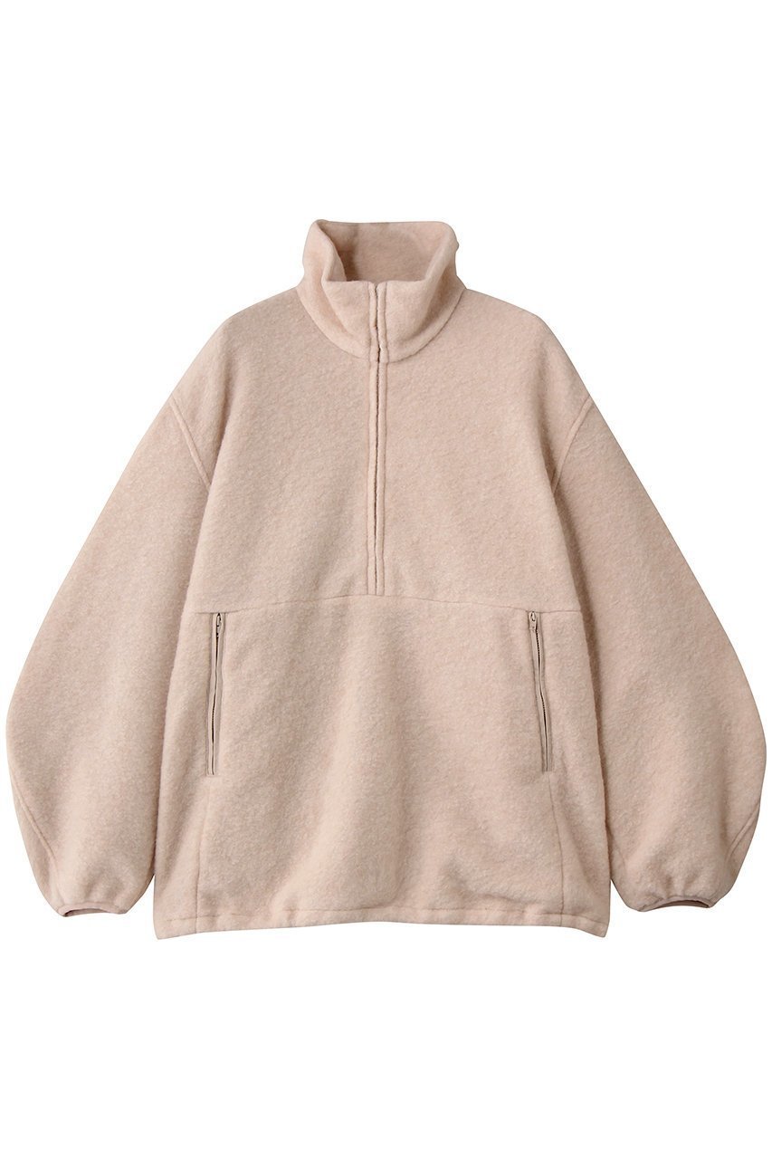 【クラネ/CLANE】のSLIVER HALF ZIP TOPS 人気、トレンドファッション・服の通販 founy(ファニー) 　ファッション　Fashion　レディースファッション　Fashion for Women　トップス・カットソー　Cut & Sew Tops　シャツ・ブラウス・オフィスカジュアル　Elegant Blouses & Button-Ups　ロングTシャツ・Tシャツ　Longline T-Shirts & Tees　カットソー・ベーシックTシャツ　Cut-and-Sewn Tops / Stretch Tees & Basics　ジップ　Zip, Zipper　スリーブ　Sleeve, Long Sleeve / Short Sleeve　ポケット　Pocket, Pocket Detail　ロング　Long, Long-Length　ワイド　Wide, Wide Fit　 other-1|ID: prp329100004901518 ipo3291000000036678576