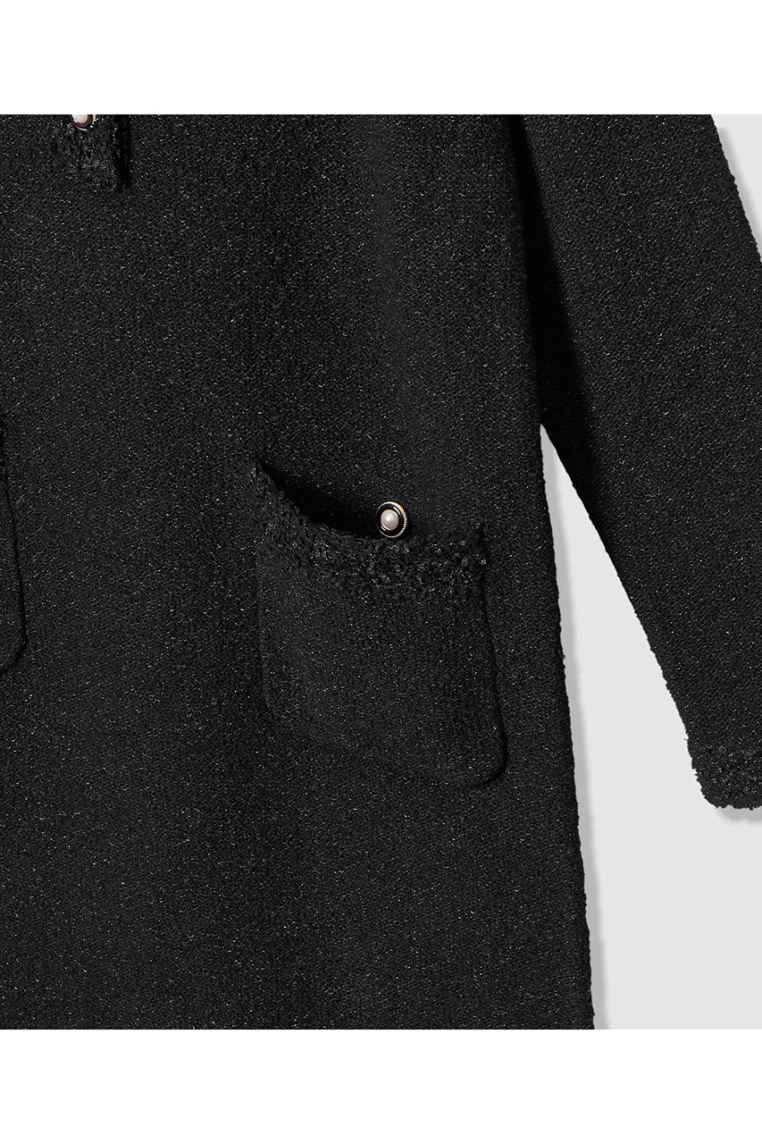 【アナイ/ANAYI】のブークレラメツイードボクシー ワンピース 人気、トレンドファッション・服の通販 founy(ファニー) 　ファッション　Fashion　レディースファッション　Fashion for Women　ワンピース　Dresses　チュニック　Tunic Tops & Dresses　チュニック　Tunic, Long Top　フロント　Front, Front Design　ボックス　Boxy, Box Shape　ポケット　Pocket, Pocket Detail　リュクス　Luxury, Elegant, High-End, Chic　ロング　Long, Long-Length　other-5|ID: prp329100004901523 ipo3291000000036678628