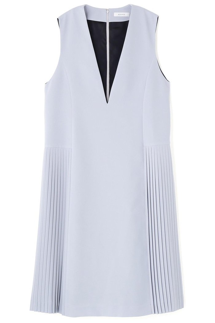 【アドーア/ADORE】のバックサテンアムンゼンワンピース インテリア・キッズ・メンズ・レディースファッション・服の通販 founy(ファウニー) https://founy.com/ ファッション Fashion レディースファッション Fashion for Women ワンピース Dresses チュニック Tunic Tops & Dresses サテン Satin, Glossy Fabric ストレッチ Stretch, Stretchy Fabric チュニック Tunic, Long Top プリーツ Pleats, Pleated ロング Long, Long-Length エレガント 上品 Elegant |ID: prp329100004901526 ipo3291000000036678643