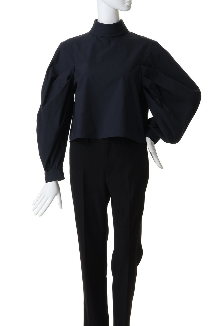 【リムアーク/RIM.ARK】のFolded neck tuck blouse/ブラウス 人気、トレンドファッション・服の通販 founy(ファニー) 　ファッション　Fashion　レディースファッション　Fashion for Women　トップス・カットソー　Cut & Sew Tops　シャツ・ブラウス・オフィスカジュアル　Elegant Blouses & Button-Ups　おすすめ　Recommended / Our Picks　シルキー　Silky, Smooth Texture　スリーブ　Sleeve, Long Sleeve / Short Sleeve　タイプライター　Typewriter Fabric, Crisp Cotton　ダウン　Down, Puffer　デニム　Denim, Jeans Material　ハイネック　High Neck, Mock Neck　フォルム　Silhouette, Form　ロング　Long, Long-Length　エレガント 上品　Elegant　入学式　Entrance Ceremony　other-2|ID: prp329100004901536 ipo3291000000036678750