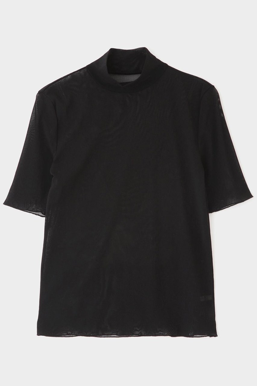 【ル フィル/LE PHIL】のチュールメッシュT 人気、トレンドファッション・服の通販 founy(ファニー) 　ファッション　Fashion　レディースファッション　Fashion for Women　トップス・カットソー　Cut & Sew Tops　シャツ・ブラウス・オフィスカジュアル　Elegant Blouses & Button-Ups　ロングTシャツ・Tシャツ　Longline T-Shirts & Tees　カットソー・ベーシックTシャツ　Cut-and-Sewn Tops / Stretch Tees & Basics　インナー　Innerwear　シアー　Sheer, See-Through　ショート　Short, Short Length　スリーブ　Sleeve, Long Sleeve / Short Sleeve　ハイネック　High Neck, Mock Neck　エレガント 上品　Elegant　other-8|ID: prp329100004901543 ipo3291000000036678824