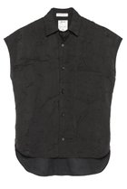 【マディソンブルー/MADISONBLUE】のJ.BRADLEY SLEEVELESS SHIRT SATIN サテンスリーブレスシャツ ブラック|ID: prp329100004901552 ipo3291000000036902586