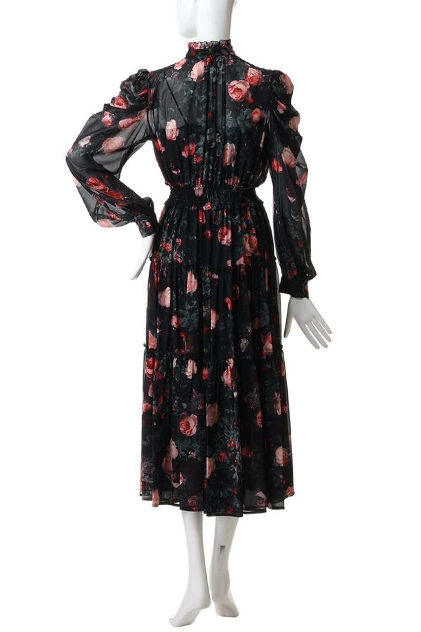 【コルコバード/CORCOVADO】のローザシフォンドレス 人気、トレンドファッション・服の通販 founy(ファニー) 　ファッション　Fashion　レディースファッション　Fashion for Women　ワンピース　Dresses　フォーマル・パーティードレス・結婚式用ドレス　Elegant & Casual Dresses　チュニック　Tunic Tops & Dresses　シフォン　Chiffon, Lightweight Fabric　チュニック　Tunic, Long Top　ドレス　Dress, One-Piece　プリント　Print, Printed Pattern　ローズ　Rose, Rose Motif　other-4|ID: prp329100004901556 ipo3291000000036678941