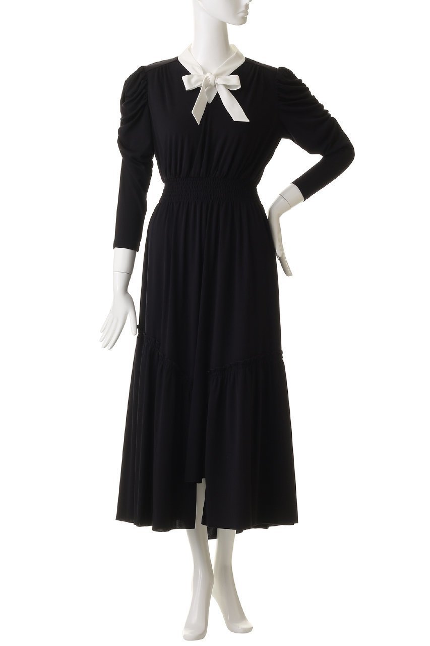 【コルコバード/CORCOVADO】のバイカラーボウタイリボンドレス 人気、トレンドファッション・服の通販 founy(ファニー) 　ファッション　Fashion　レディースファッション　Fashion for Women　ワンピース　Dresses　フォーマル・パーティードレス・結婚式用ドレス　Elegant & Casual Dresses　チュニック　Tunic Tops & Dresses　インナー　Innerwear　ジャケット　Jacket, Outerwear　チュニック　Tunic, Long Top　ドレス　Dress, One-Piece　フィット　Fit, Slim Fit　フレア　Flare, Flared　other-2|ID: prp329100004901560 ipo3291000000036678971