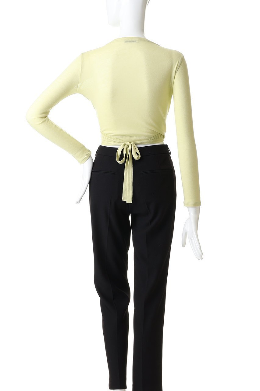 【マディソンブルー/MADISONBLUE】のCACHE-COEUR TEE カシュクールTシャツ 人気、トレンドファッション・服の通販 founy(ファニー) 　ファッション　Fashion　レディースファッション　Fashion for Women　トップス・カットソー　Cut & Sew Tops　カーディガン・羽織り　Layered Style Cardigans　シャツ・ブラウス・オフィスカジュアル　Elegant Blouses & Button-Ups　ロングTシャツ・Tシャツ　Longline T-Shirts & Tees　カットソー・ベーシックTシャツ　Cut-and-Sewn Tops / Stretch Tees & Basics　おすすめ　Recommended / Our Picks　なめらか　Smooth, Silky Texture　カシュクール　Wrap Design　カラフル　Colorful Design　カーディガン　Cardigan, Knitwear　シルク　Silk, 100% Silk　フィット　Fit, Slim Fit　フォルム　Silhouette, Form　半袖　Short Sleeve, Half Sleeve　other-4|ID: prp329100004901565 ipo3291000000036679016