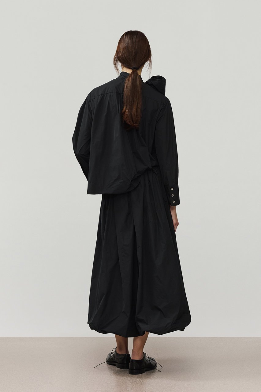 【デパリエ/DEPAREILLE】のポリタフタブラウス 人気、トレンドファッション・服の通販 founy(ファニー) 　ファッション　Fashion　レディースファッション　Fashion for Women　トップス・カットソー　Cut & Sew Tops　シャツ・ブラウス・オフィスカジュアル　Elegant Blouses & Button-Ups　エレガント 上品　Elegant　クール　Cool, Chic　シンプル　Simple, Minimal　スリーブ　Sleeve, Long Sleeve / Short Sleeve　タフタ　Taffeta, Structured Fabric　リュクス　Luxury, Elegant, High-End, Chic　ロング　Long, Long-Length　other-7|ID: prp329100004901569 ipo3291000000036679053