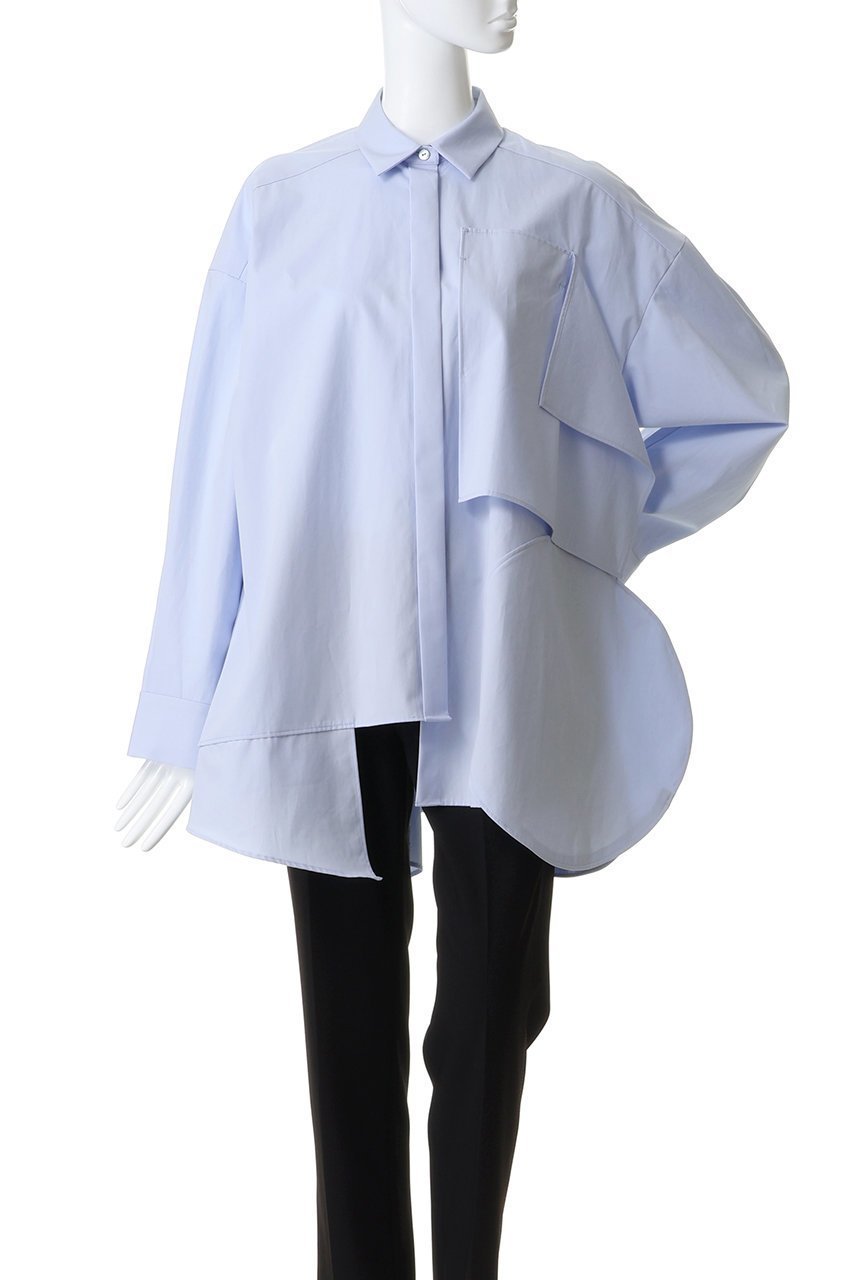 【エンフォルド/ENFOLD】のPLATE SHIRT 人気、トレンドファッション・服の通販 founy(ファニー) 　ファッション　Fashion　レディースファッション　Fashion for Women　トップス・カットソー　Cut & Sew Tops　シャツ・ブラウス・オフィスカジュアル　Elegant Blouses & Button-Ups　コンパクト　Compact, Small Size　サークル　Circle, Round Design　スリーブ　Sleeve, Long Sleeve / Short Sleeve　トライアングル　Triangle, Triangular Shape　プレート　Plate, Dish　モチーフ　Motif, Design Theme　ロング　Long, Long-Length　皿　Plate, Dish　other-2|ID: prp329100004901574 ipo3291000000036679111