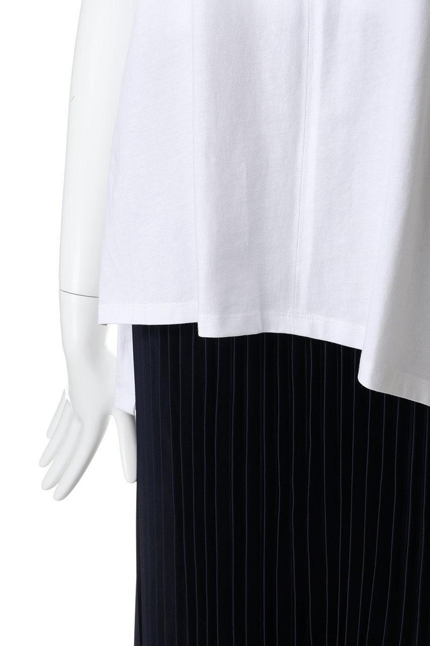 【スリーワン フィリップリム/3.1 Phillip Lim】のショートスリーブ Tシャツ コンボドレス with プリーツスカート 人気、トレンドファッション・服の通販 founy(ファニー) 　ファッション　Fashion　レディースファッション　Fashion for Women　スカート　Skirts　プリーツスカート / 上品フェミニンスタイル　Pleated Skirts　ワンピース　Dresses　コンビ　Combo, Combination Style　サテン　Satin, Glossy Fabric　シューズ　Shoes, Footwear　ショート　Short, Short Length　シンプル　Simple, Minimal　スリーブ　Sleeve, Long Sleeve / Short Sleeve　チュニック　Tunic, Long Top　ドレス　Dress, One-Piece　フラット　Flat, Flat Shoes　プリーツ　Pleats, Pleated　モダン　Modern, Contemporary　ロング　Long, Long-Length　other-5|ID: prp329100004901585 ipo3291000000036679192