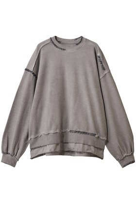 【メゾンスペシャル/MAISON SPECIAL】の【UNISEX】オーバーダイエンブロイダリー クルースウェット 人気、トレンドファッション・服の通販 founy(ファニー) ファッション Fashion レディースファッション Fashion for Women トップス・カットソー Cut & Sew Tops シャツ・ブラウス・オフィスカジュアル Elegant Blouses & Button-Ups レディースパーカー・カジュアルフーディー Casual Hoodies & Sweatshirts ロングTシャツ・Tシャツ Longline T-Shirts & Tees スウェット・クルーネックトップス Sweatshirts & Crewnecks / Relaxed Fit Sweat Tops カットソー・ベーシックTシャツ Cut-and-Sewn Tops / Stretch Tees & Basics ユニセックス Unisex, Genderless ダメージ Distressed, Destroyed ブリーチ Bleach, Washed Finish ランダム Random, Irregular |ID:prp329100004901591