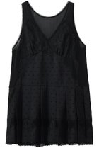 【プランク プロジェクト/PRANK PROJECT】のプリテッドチュニックドレス 人気、トレンドファッション・服の通販 founy(ファニー) ファッション Fashion レディースファッション Fashion for Women ワンピース Dresses フォーマル・パーティードレス・結婚式用ドレス Elegant & Casual Dresses チュニック Tunic Tops & Dresses おすすめ Recommended / Our Picks ガーリー Girly, Feminine Style シフォン Chiffon, Lightweight Fabric ジョーゼット Georgette, Semi-Sheer Fabric セットアップ Set-Up, Coordinated Outfit タンク Tank Top, Sleeveless Top チュニック Tunic, Long Top プリーツ Pleats, Pleated レース Lace, Lace Fabric ロング Long, Long-Length thumbnail BLK(ブラック)|ID: prp329100004901600 ipo3291000000036679367