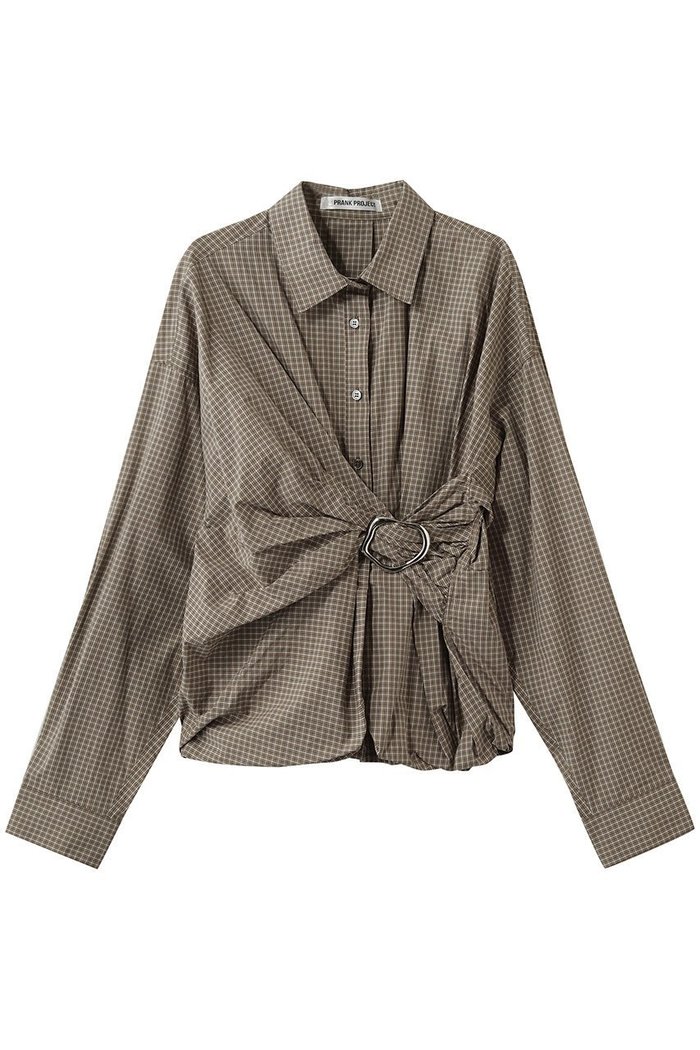 【プランク プロジェクト/PRANK PROJECT】のバックルバルーンシャツ インテリア・キッズ・メンズ・レディースファッション・服の通販 founy(ファニー) https://founy.com/ ファッション Fashion レディースファッション Fashion for Women トップス・カットソー Cut & Sew Tops シャツ・ブラウス・オフィスカジュアル Elegant Blouses & Button-Ups バッグ Bags シンプル Simple, Minimal スリーブ Sleeve, Long Sleeve / Short Sleeve ドレープ Drape, Draping Fabric ブロード Broadcloth, Fine Cotton ボトム Bottoms, Lower Wear メタル Metal, Metal Parts ロング Long, Long-Length 再入荷 Restock / Back in Stock |ID: prp329100004901604 ipo3291000000036679407