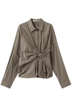 【プランク プロジェクト/PRANK PROJECT】のバックルバルーンシャツ BRN(ブラウン)|ID: prp329100004901604 ipo3291000000036679408