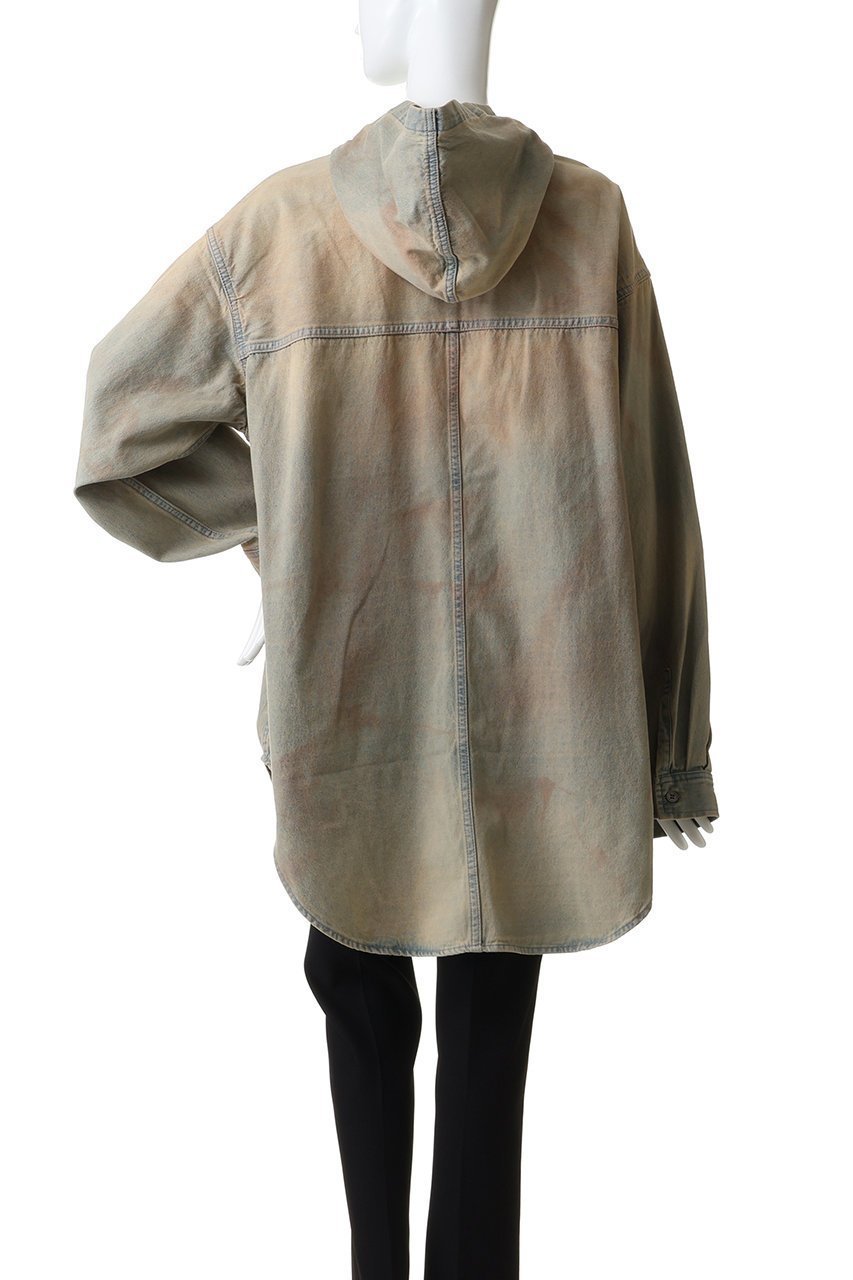 【プランク プロジェクト/PRANK PROJECT】のデニムフーディシャツ 人気、トレンドファッション・服の通販 founy(ファニー) 　ファッション　Fashion　レディースファッション　Fashion for Women　トップス・カットソー　Cut & Sew Tops　シャツ・ブラウス・オフィスカジュアル　Elegant Blouses & Button-Ups　おすすめ　Recommended / Our Picks　インナー　Innerwear　キャミソール　Camisole, Spaghetti Strap Top　ジャケット　Jacket, Outerwear　スリーブ　Sleeve, Long Sleeve / Short Sleeve　デニム　Denim, Jeans Material　ブルゾン　Blouson, Bomber Jacket　ランダム　Random, Irregular　レース　Lace, Lace Fabric　ロング　Long, Long-Length　ヴィンテージ　Vintage Style　other-4|ID: prp329100004901607 ipo3291000000036679454