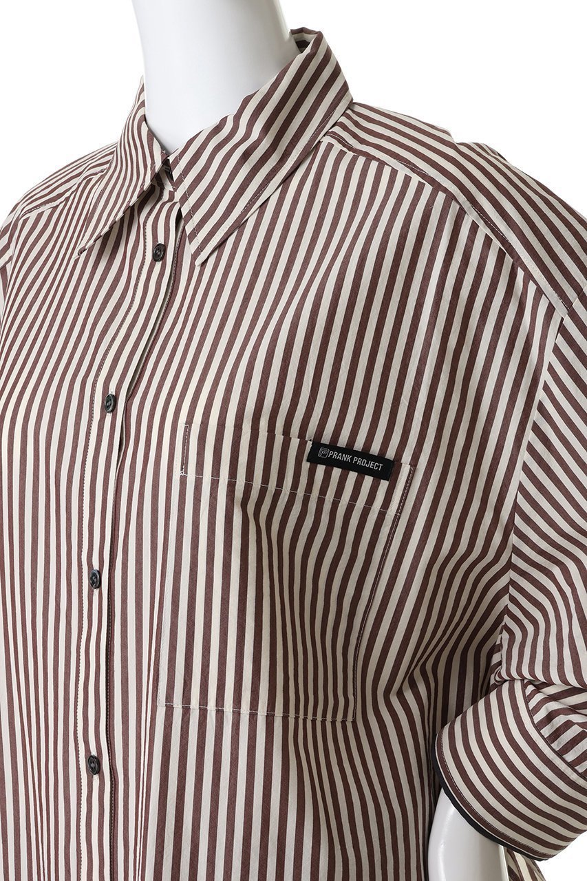 【プランク プロジェクト/PRANK PROJECT】のオーバーシャツ 人気、トレンドファッション・服の通販 founy(ファニー) 　ファッション　Fashion　レディースファッション　Fashion for Women　トップス・カットソー　Cut & Sew Tops　シャツ・ブラウス・オフィスカジュアル　Elegant Blouses & Button-Ups　カフス　Cuff Design　キュプラ　Cupro, Eco Fabric　シェイプ　Shape, Slim Fit　スリット　Slit, Slit Detail　スリーブ　Sleeve, Long Sleeve / Short Sleeve　パジャマ　Pajamas, Sleepwear　フォルム　Silhouette, Form　リラックス　Relax, Relaxed Fit　ロング　Long, Long-Length　エレガント 上品　Elegant　羽織　Haori, Light Jacket　other-5|ID: prp329100004901609 ipo3291000000036711386