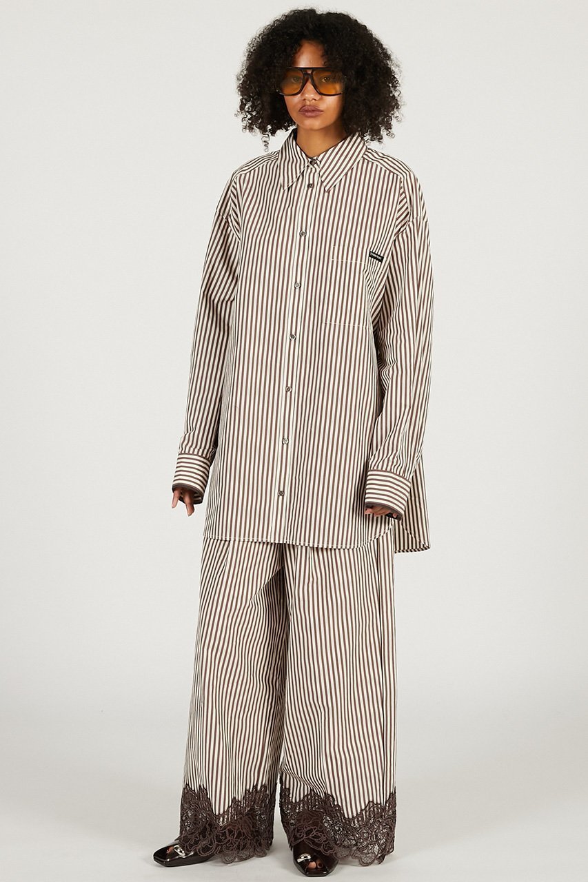 【プランク プロジェクト/PRANK PROJECT】のオーバーシャツ 人気、トレンドファッション・服の通販 founy(ファニー) 　ファッション　Fashion　レディースファッション　Fashion for Women　トップス・カットソー　Cut & Sew Tops　シャツ・ブラウス・オフィスカジュアル　Elegant Blouses & Button-Ups　カフス　Cuff Design　キュプラ　Cupro, Eco Fabric　シェイプ　Shape, Slim Fit　スリット　Slit, Slit Detail　スリーブ　Sleeve, Long Sleeve / Short Sleeve　パジャマ　Pajamas, Sleepwear　フォルム　Silhouette, Form　リラックス　Relax, Relaxed Fit　ロング　Long, Long-Length　エレガント 上品　Elegant　羽織　Haori, Light Jacket　other-8|ID: prp329100004901609 ipo3291000000036711389