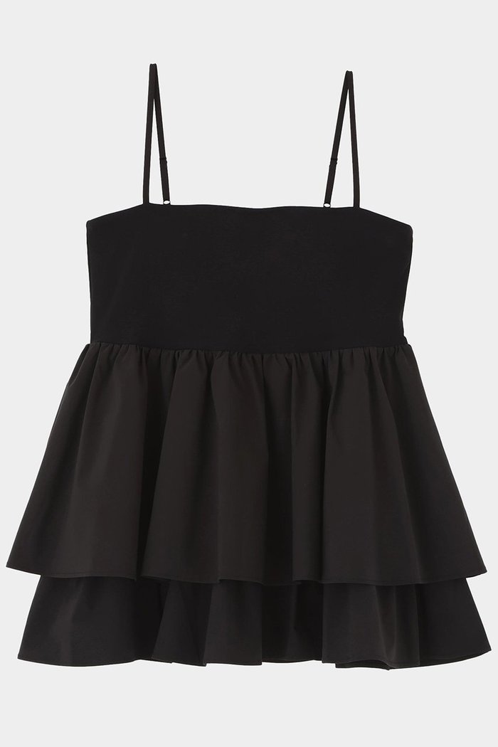 【ル フィル/LE PHIL】のフリルキャミソール インテリア・キッズ・メンズ・レディースファッション・服の通販 founy(ファニー) https://founy.com/ ファッション Fashion レディースファッション Fashion for Women トップス・カットソー Cut & Sew Tops キャミソール&ノースリーブ Camisoles & Sleeveless Tops シャツ・ブラウス・オフィスカジュアル Elegant Blouses & Button-Ups キャミソール Camisole, Spaghetti Strap Top シンプル Simple, Minimal スタンダード Standard, Basic タイトスカート Pencil Skirt, Tight Skirt ノースリーブ Sleeveless, No-Sleeve バランス Balance, Style Balance フリル Frill, Ruffle |ID: prp329100004901667 ipo3291000000036680074