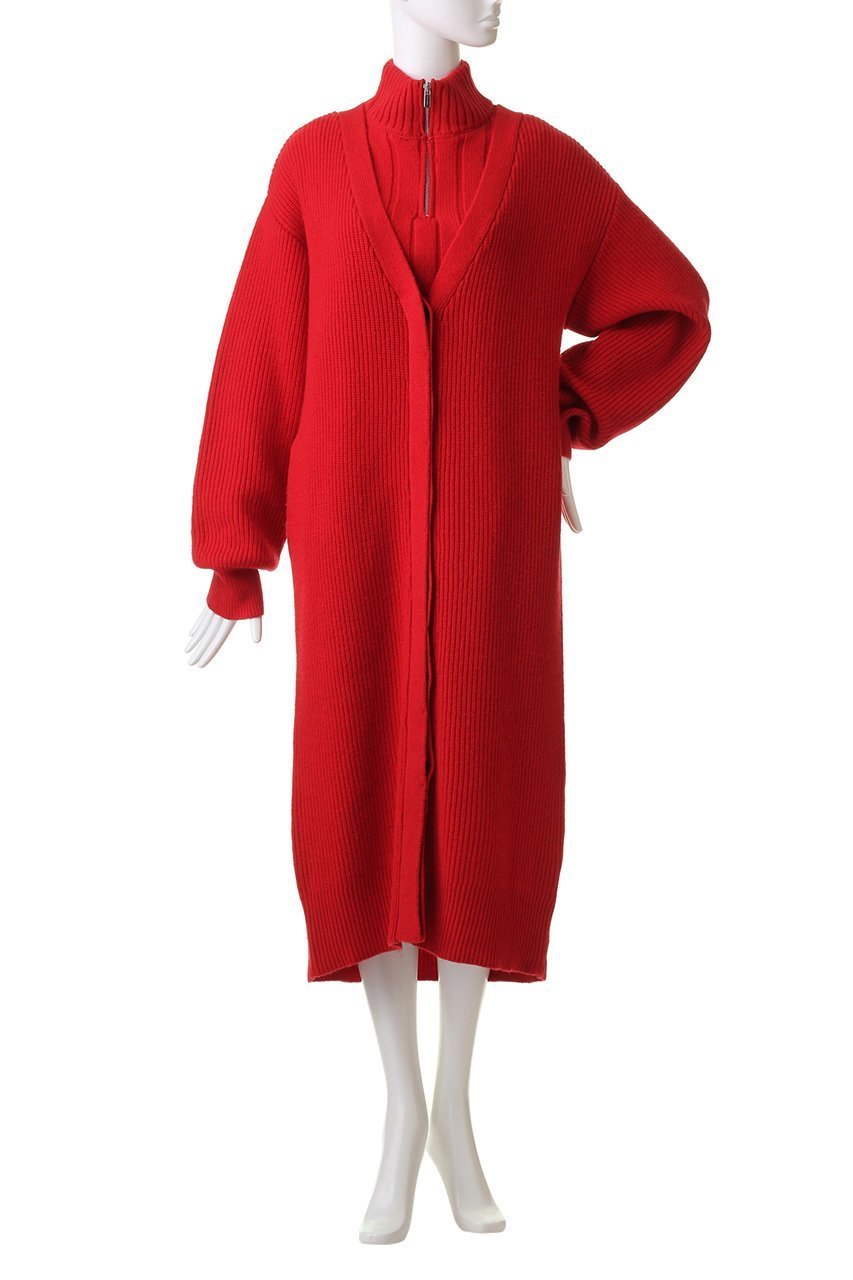 【メゾンスペシャル/MAISON SPECIAL】のMultiway Layered Knit Dress/マルチウェイレイヤードニットワンピース 人気、トレンドファッション・服の通販 founy(ファニー) 　ファッション　Fashion　レディースファッション　Fashion for Women　ワンピース　Dresses　フォーマル・パーティードレス・結婚式用ドレス　Elegant & Casual Dresses　ニットワンピース　Knit Dresses　チュニック　Tunic Tops & Dresses　カーディガン　Cardigan, Knitwear　ショート　Short, Short Length　シンプル　Simple, Minimal　ジャケット　Jacket, Outerwear　タートルネック　Turtleneck, High Neck　チュニック　Tunic, Long Top　ベスト　Vest, Waistcoat　防寒　Cold Protection, Winter-Ready　マキシ　Maxi, Full Length　リボン　Ribbon, Bow　ロング　Long, Long-Length　冬　Winter / This Winter　おすすめ　Recommended / Our Picks　エレガント 上品　Elegant　other-2|ID: prp329100004901673 ipo3291000000036711561