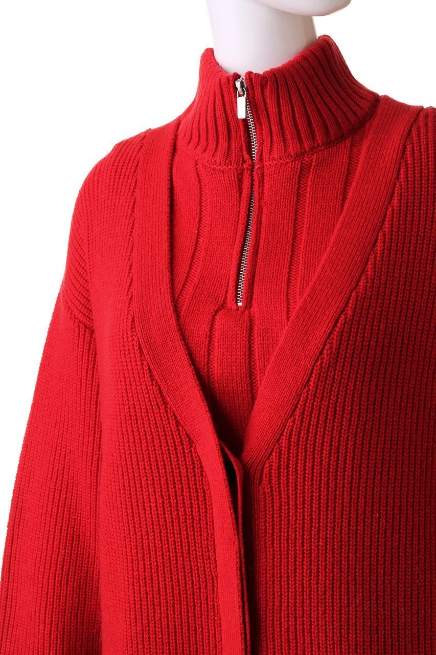 【メゾンスペシャル/MAISON SPECIAL】のMultiway Layered Knit Dress/マルチウェイレイヤードニットワンピース 人気、トレンドファッション・服の通販 founy(ファニー) 　ファッション　Fashion　レディースファッション　Fashion for Women　ワンピース　Dresses　フォーマル・パーティードレス・結婚式用ドレス　Elegant & Casual Dresses　ニットワンピース　Knit Dresses　チュニック　Tunic Tops & Dresses　カーディガン　Cardigan, Knitwear　ショート　Short, Short Length　シンプル　Simple, Minimal　ジャケット　Jacket, Outerwear　タートルネック　Turtleneck, High Neck　チュニック　Tunic, Long Top　ベスト　Vest, Waistcoat　防寒　Cold Protection, Winter-Ready　マキシ　Maxi, Full Length　リボン　Ribbon, Bow　ロング　Long, Long-Length　冬　Winter / This Winter　おすすめ　Recommended / Our Picks　エレガント 上品　Elegant　other-5|ID: prp329100004901673 ipo3291000000036711564