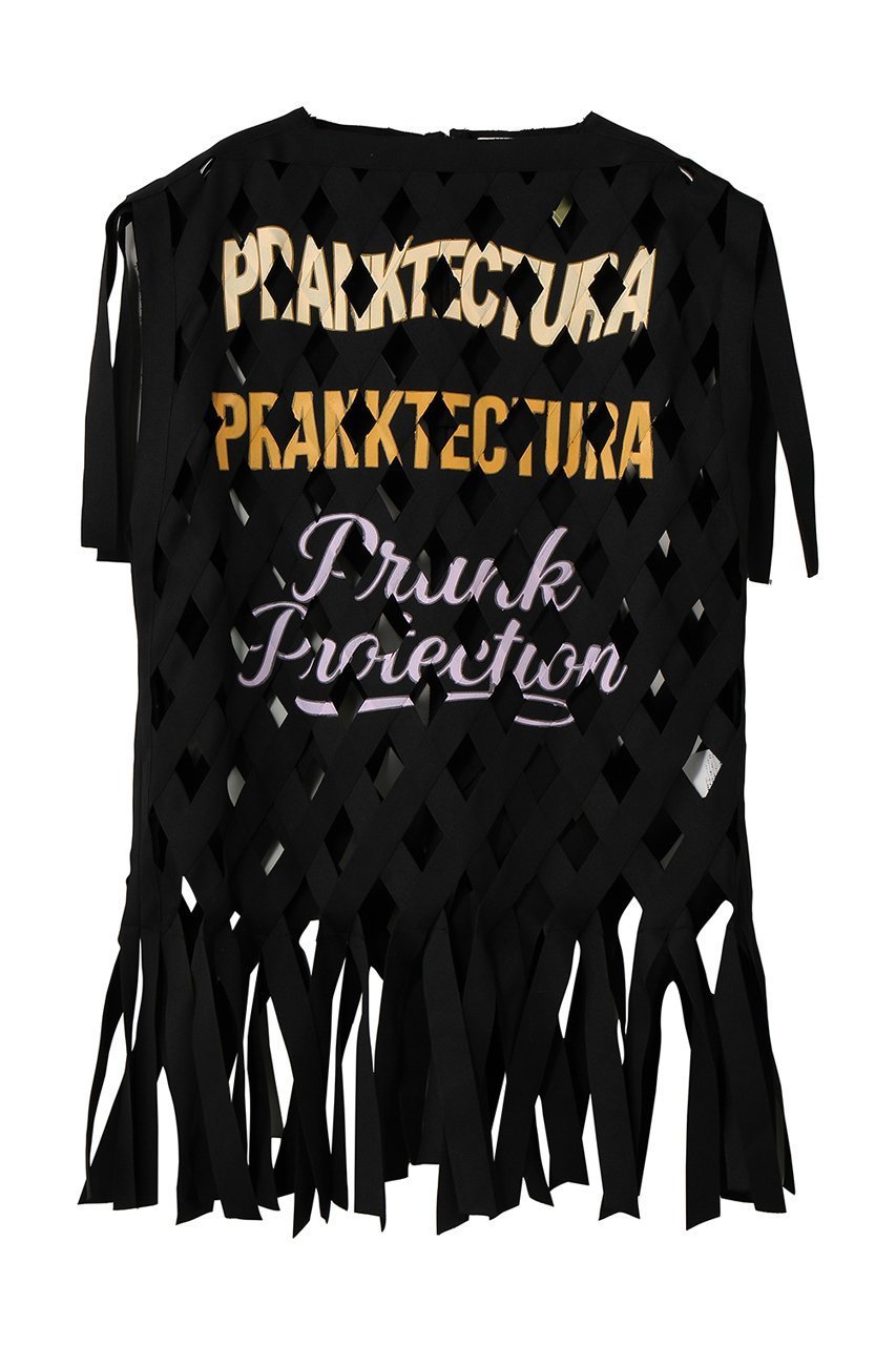 【プランク プロジェクト/PRANK PROJECT】のロゴプリントリボンTシャツ 人気、トレンドファッション・服の通販 founy(ファニー) 　ファッション　Fashion　レディースファッション　Fashion for Women　トップス・カットソー　Cut & Sew Tops　シャツ・ブラウス・オフィスカジュアル　Elegant Blouses & Button-Ups　ロングTシャツ・Tシャツ　Longline T-Shirts & Tees　カットソー・ベーシックTシャツ　Cut-and-Sewn Tops / Stretch Tees & Basics　インナー　Innerwear　ショート　Short, Short Length　スリーブ　Sleeve, Long Sleeve / Short Sleeve　プリント　Print, Printed Pattern　メッシュ　Mesh, Net Fabric　 other-1|ID: prp329100004901675 ipo3291000000036680205