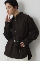 【ウィムガゼット/Whim Gazette】のブロードシャツ 人気、トレンドファッション・服の通販 founy(ファニー) ファッション Fashion レディースファッション Fashion for Women トップス・カットソー Cut & Sew Tops シャツ・ブラウス・オフィスカジュアル Elegant Blouses & Button-Ups おすすめ Recommended / Our Picks シンプル Simple, Minimal スウェット / スエット Sweatshirt, Sweatwear スリーブ Sleeve, Long Sleeve / Short Sleeve トレンド Trend, Trending Now ブロード Broadcloth, Fine Cotton ベーシック Basic, Essential ポケット Pocket, Pocket Detail ロング Long, Long-Length thumbnail ブラウン|ID: prp329100004901684 ipo3291000000036680288