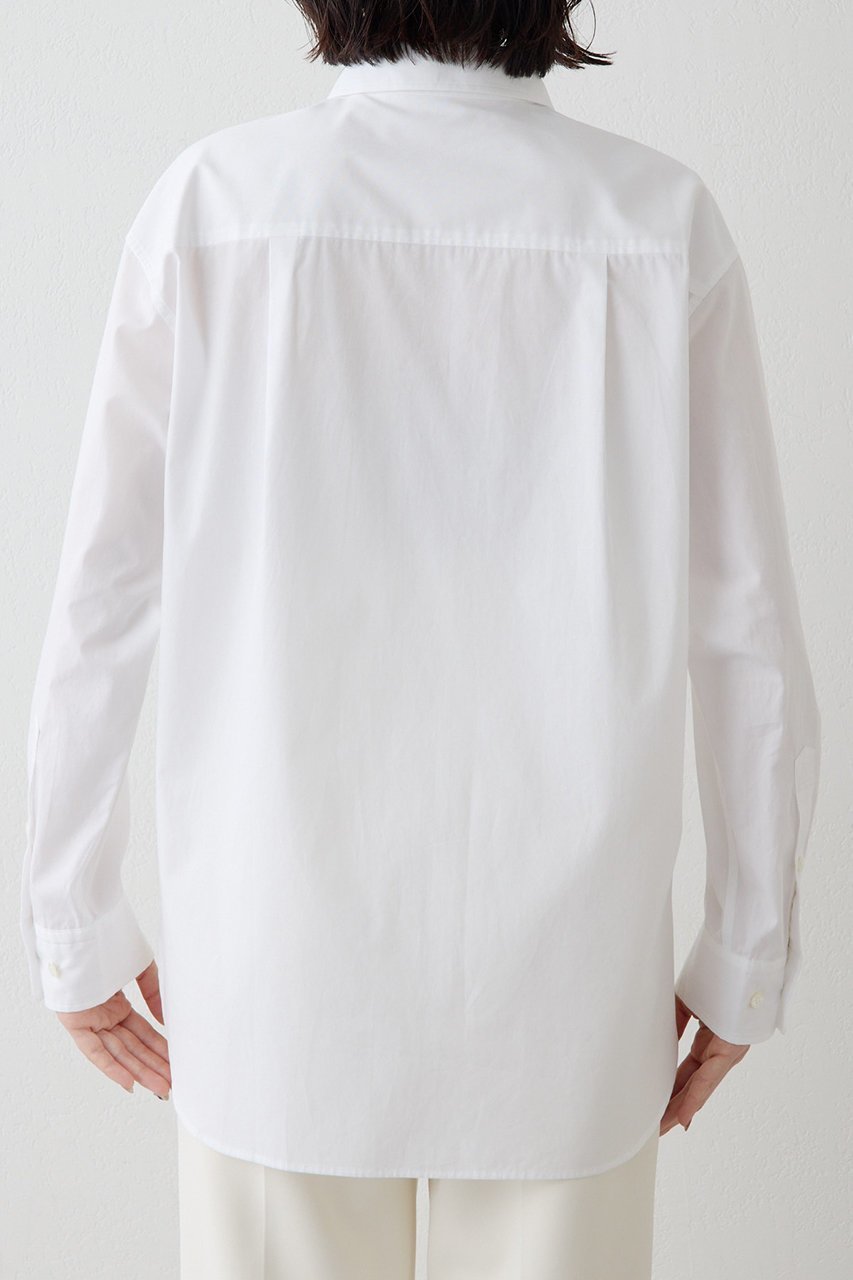 【ウィムガゼット/Whim Gazette】のブロードシャツ 人気、トレンドファッション・服の通販 founy(ファニー) 　ファッション　Fashion　レディースファッション　Fashion for Women　トップス・カットソー　Cut & Sew Tops　シャツ・ブラウス・オフィスカジュアル　Elegant Blouses & Button-Ups　おすすめ　Recommended / Our Picks　シンプル　Simple, Minimal　スウェット / スエット　Sweatshirt, Sweatwear　スリーブ　Sleeve, Long Sleeve / Short Sleeve　トレンド　Trend, Trending Now　ブロード　Broadcloth, Fine Cotton　ベーシック　Basic, Essential　ポケット　Pocket, Pocket Detail　ロング　Long, Long-Length　other-8|ID: prp329100004901684 ipo3291000000036680296