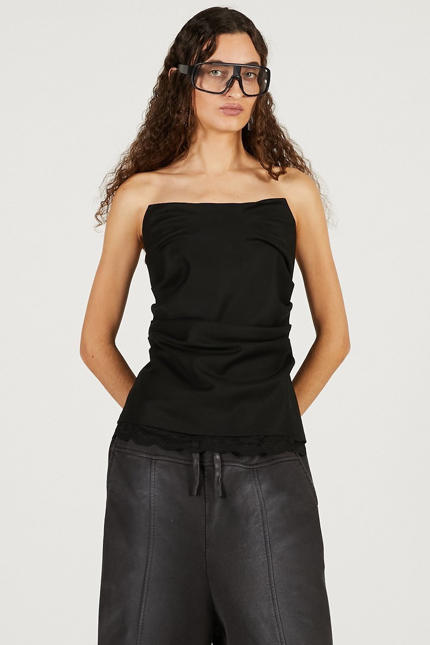 【プランク プロジェクト/PRANK PROJECT】のドレープベアトップ 人気、トレンドファッション・服の通販 founy(ファニー) 　ファッション　Fashion　レディースファッション　Fashion for Women　トップス・カットソー　Cut & Sew Tops　キャミソール&ノースリーブ　Camisoles & Sleeveless Tops　シャツ・ブラウス・オフィスカジュアル　Elegant Blouses & Button-Ups　ロングTシャツ・Tシャツ　Longline T-Shirts & Tees　カットソー・ベーシックTシャツ　Cut-and-Sewn Tops / Stretch Tees & Basics　おすすめ　Recommended / Our Picks　オックス　Oxford Fabric　カッティング　Cutting Detail　キャミソール　Camisole, Spaghetti Strap Top　タンク　Tank Top, Sleeveless Top　ドレープ　Drape, Draping Fabric　ボトム　Bottoms, Lower Wear　マニッシュ　Mannish, Boyish　ワイド　Wide, Wide Fit　再入荷　Restock / Back in Stock　other-7|ID: prp329100004901693 ipo3291000000036711611