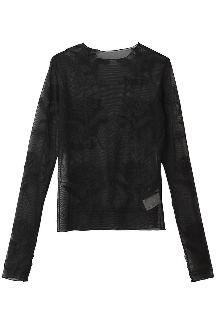 【プランク プロジェクト/PRANK PROJECT】のフラワーエンブロイダリートップス インテリア・キッズ・メンズ・レディースファッション・服の通販 founy(ファニー) https://founy.com/ ファッション Fashion レディースファッション Fashion for Women トップス・カットソー Cut & Sew Tops シャツ・ブラウス・オフィスカジュアル Elegant Blouses & Button-Ups ロングTシャツ・Tシャツ Longline T-Shirts & Tees カットソー・ベーシックTシャツ Cut-and-Sewn Tops / Stretch Tees & Basics おすすめ Recommended / Our Picks インナー Innerwear ジャケット Jacket, Outerwear スリーブ Sleeve, Long Sleeve / Short Sleeve チュール Tulip, Tulip Motif ロング Long, Long-Length 再入荷 Restock / Back in Stock 手描き Hand-Drawn, Illustrated |ID: prp329100004901695 ipo3291000000036680383