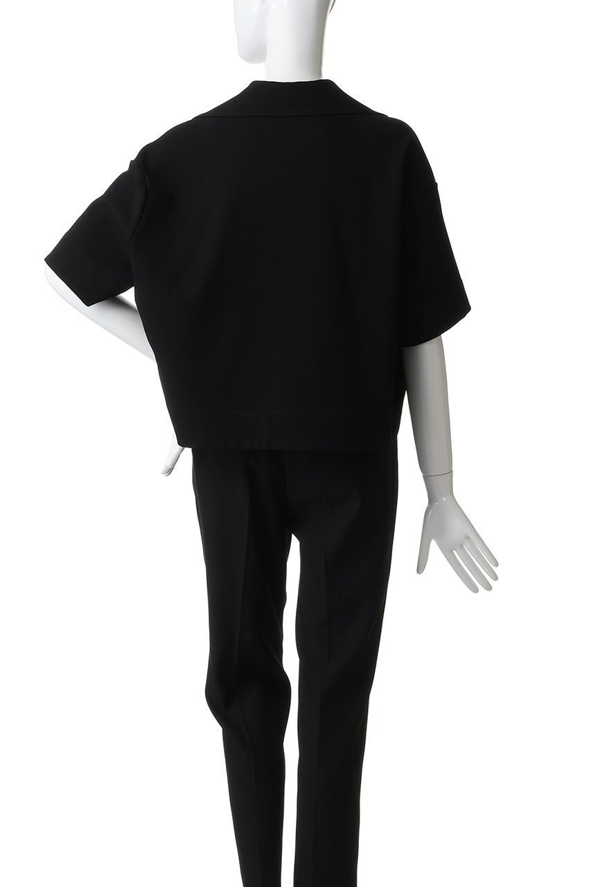 【ジル サンダー/JIL SANDER】のオープンカラー ジャージーショートスリーブ トップス 大人の最旬トレンドファッション＆コーディネート founy(ファウニー) 　ファッション　Fashion　レディースファッション　Fashion for Women　トップス・カットソー　Cut & Sew Tops　シャツ・ブラウス・オフィスカジュアル　Elegant Blouses & Button-Ups　ロングTシャツ・Tシャツ　Longline T-Shirts & Tees　カットソー・ベーシックTシャツ　Cut-and-Sewn Tops / Stretch Tees & Basics　ショート　Short, Short Length　スタイリッシュ　Stylish, Fashionable　スラックス　Slacks, Dress Pants　スリーブ　Sleeve, Long Sleeve / Short Sleeve　デニム　Denim, Jeans Material　ポロシャツ　Polo Shirt, Collared Tee　再入荷　Restock / Back in Stock　other-4|ID: prp329100004901700 ipo3291000000036925715