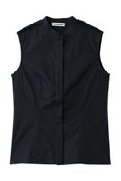 【ジル サンダー/JIL SANDER】のコットン ポプリン ラッフル トップス 人気、トレンドファッション・服の通販 founy(ファニー) ファッション Fashion レディースファッション Fashion for Women トップス・カットソー Cut & Sew Tops キャミソール&ノースリーブ Camisoles & Sleeveless Tops シャツ・ブラウス・オフィスカジュアル Elegant Blouses & Button-Ups ラッフルトップス・フリルブラウス Ruffle Tops / Frilled Blouses ショルダー Shoulder, Shoulder Strap ノースリーブ Sleeveless, No-Sleeve フリル Frill, Ruffle ラッフル Ruffle, Frill |ID:prp329100004901703