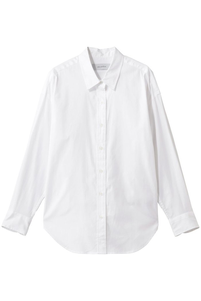 【エリオポール/heliopole】のthe EDITOR シャツ インテリア・キッズ・メンズ・レディースファッション・服の通販 founy(ファウニー) https://founy.com/ ファッション Fashion レディースファッション Fashion for Women トップス・カットソー Cut & Sew Tops シャツ・ブラウス・オフィスカジュアル Elegant Blouses & Button-Ups スリーブ Sleeve, Long Sleeve / Short Sleeve バランス Balance, Style Balance ボトム Bottoms, Lower Wear ロング Long, Long-Length エレガント 上品 Elegant 定番 Standard, Basic Item |ID: prp329100004901704 ipo3291000000036680455